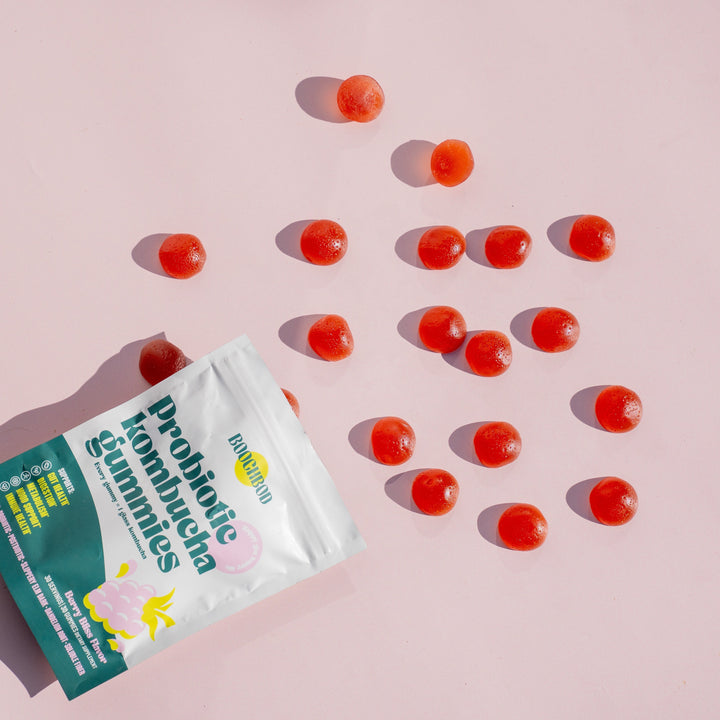 BoochBod Kombucha Gummies - open pack